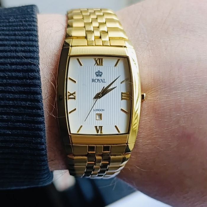 Часы книсекс мужские женские royal london gold винтаж