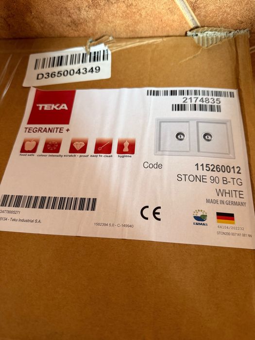 Vendo pia dupla marca Teka novo