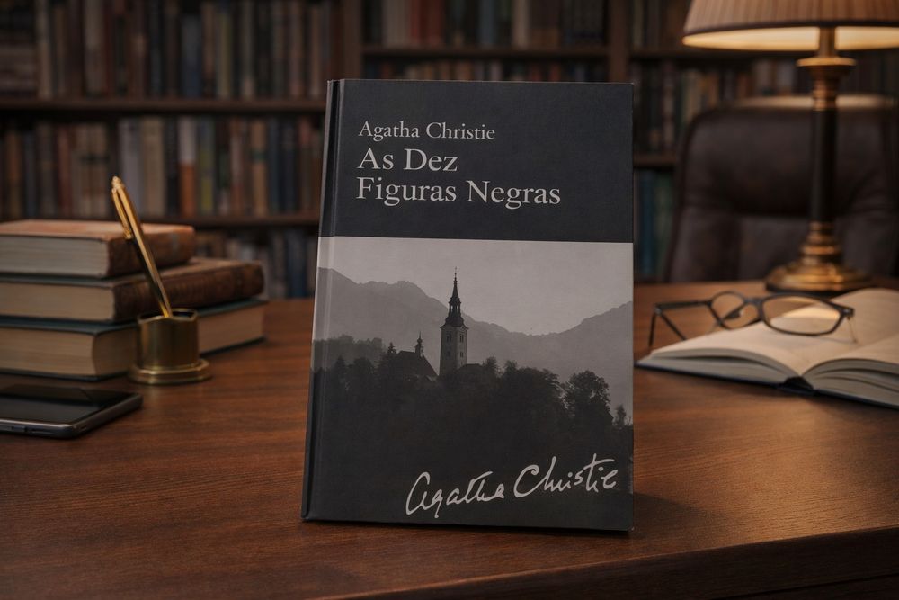 Livro capa dura | As Dez Figuras Negras | Agatha Christie