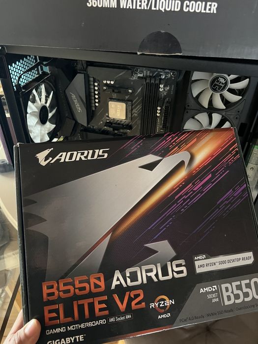 PC gamer incompleto ddr4 32gb rysen 5800x ler**