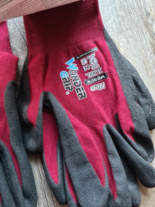 Nowe komplet rękawic ochronnych bhp robocze Wonder grip neo wg-1857w 1