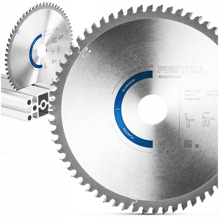 Диск пиляльний ALUMINIUM / PLASTICS HW 168 x1.8 x 20 F/FA52 Festool