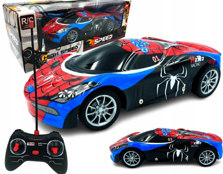 Samochód zdanie sterowany SPIDERMAN super auto szybki rc