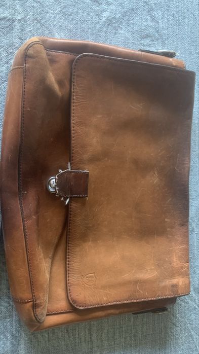 Mala tiracolo Massimo dutti em pele