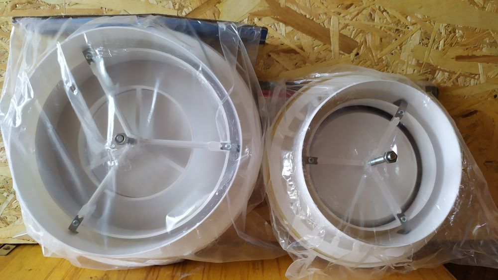 Анемостат приточно-вытяжной,потолочный А-150 врф пластиковий.