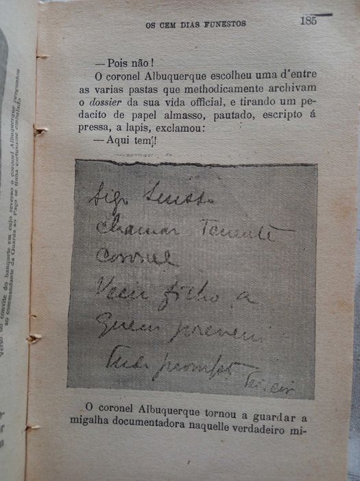 Livro de 1912 Os Cem Dias Funestos ORIGINAL