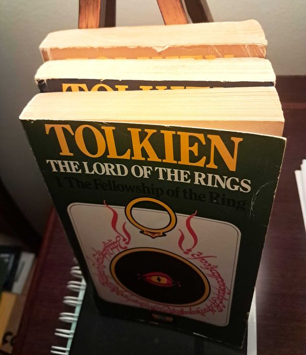 J R R Tolkien - Senhor dos Anéis Vol. I, II e III Paperback 1979 ENG