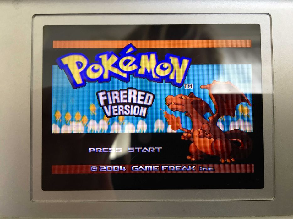 Karta konsoli z grami wideo GBA seria Pokemon FireRed