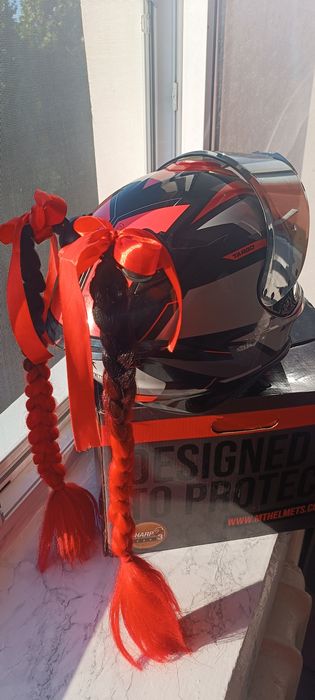 XS S Дівчачий яскравий шолом + 2 візори