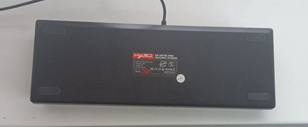 Игровая клавиатура HXSJ L700 60%