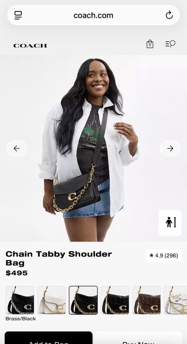 Сумка  Coach Chain Tabby