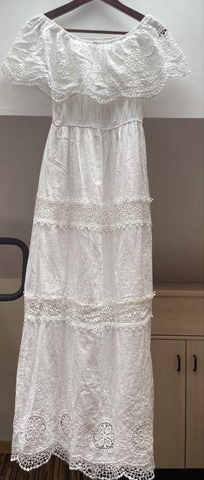 Piękna dluga sukienka w stylu boho