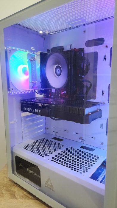PC Gaming White i7 32Gb Nvme RTX 3060 RGBs