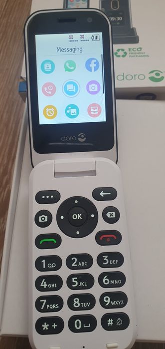 Мобильный Телефон Doro 7080, 2 sim, Wi-Fi