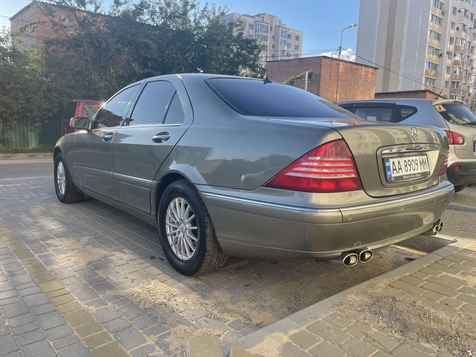 Бампер Mercedes w220