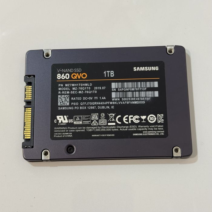 Ssd 1Tb Samsung 860qvo