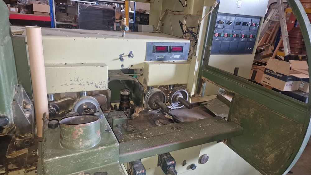 Molduradora scm 230 de 6 arvores maquinas de carpintaria