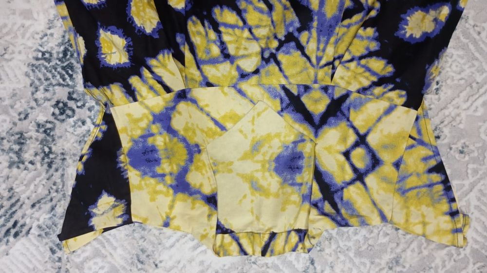 Vestido com tecido africano