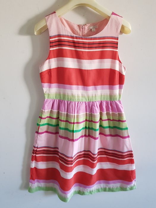 Gap letnia bawełnianą sukienka dziewczęca 158