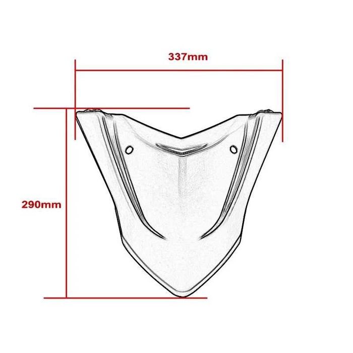 Extensão Bico Guarda-Lamas Dianteiro Yamaha Tenere 700