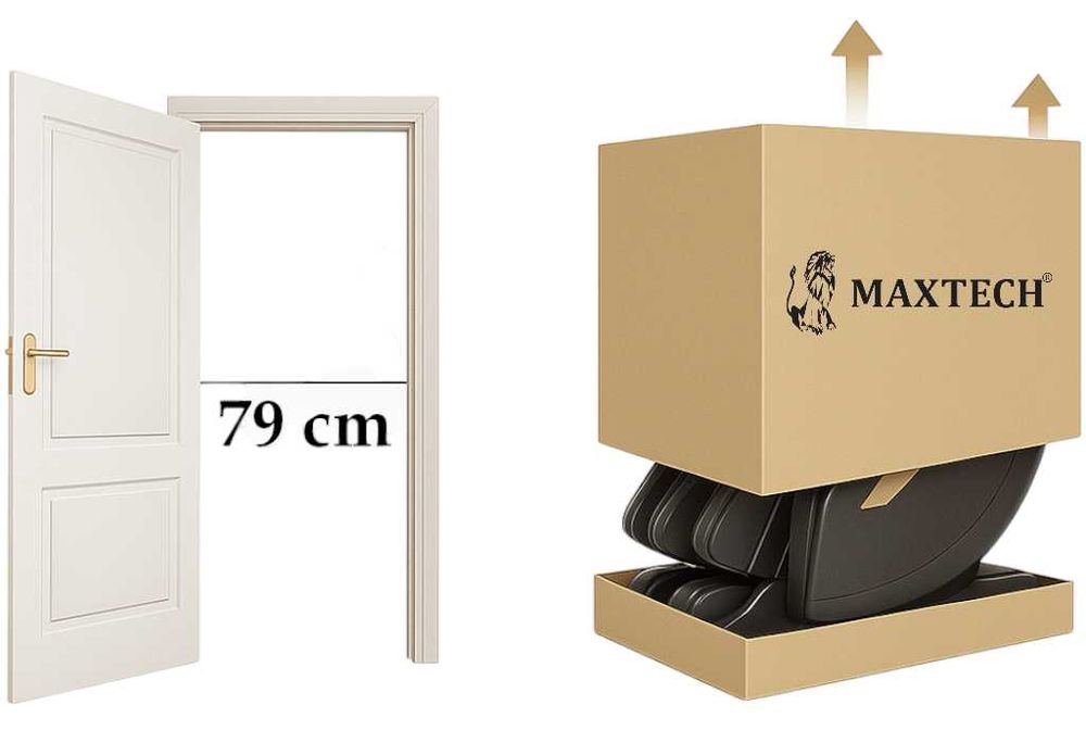 Fotel masujący Nowoczesny z rozciąganiem nóg AstraRelax Zero Gravity