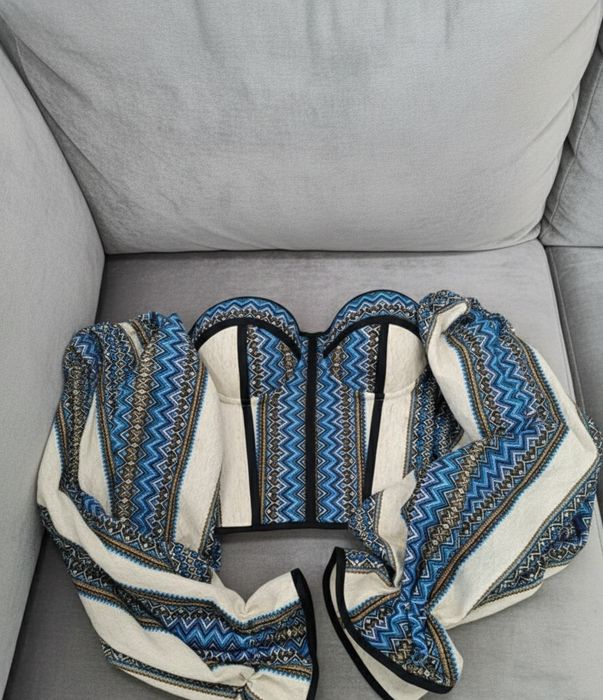 Вишитий корсет з рукавами в українському стилі В НАЯВНОСТІ