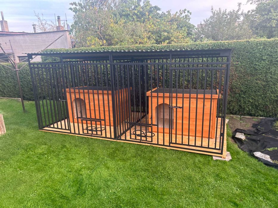 Kojec dla Psa 4x3 - ściany drewniane Impregnowane | KOJCE | - ESSTAL