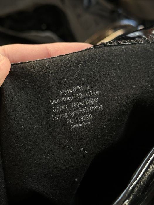 Ботфорты Naked Wolfe лаковые