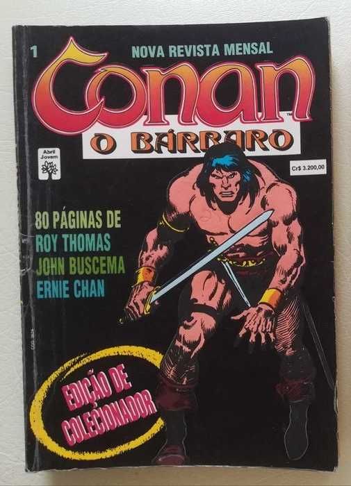 Conan o Bárbaro marvel comics n°1, 4, 5, 32, 33 e 35