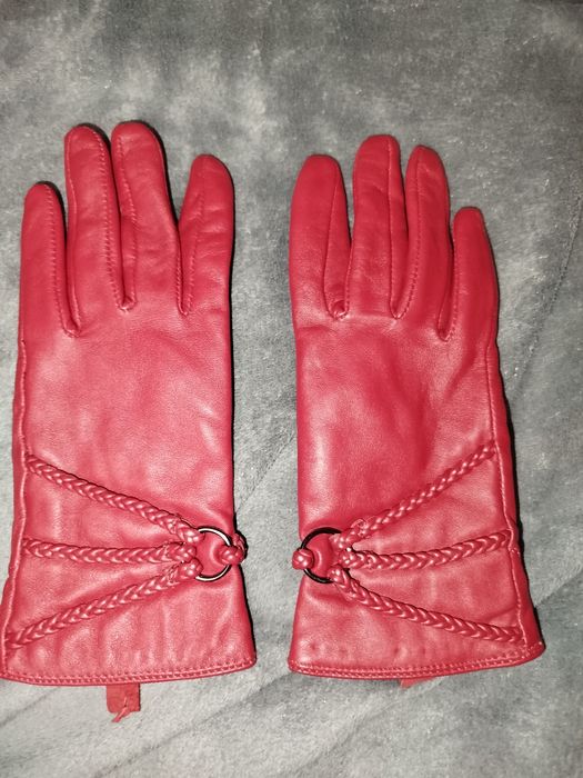 Шкіряні рукавички