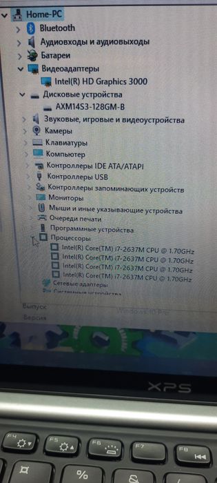 Игровой ноутбук Dell XPS 14  (Core i7/ 4Gb/ SSD /video 2Gb)