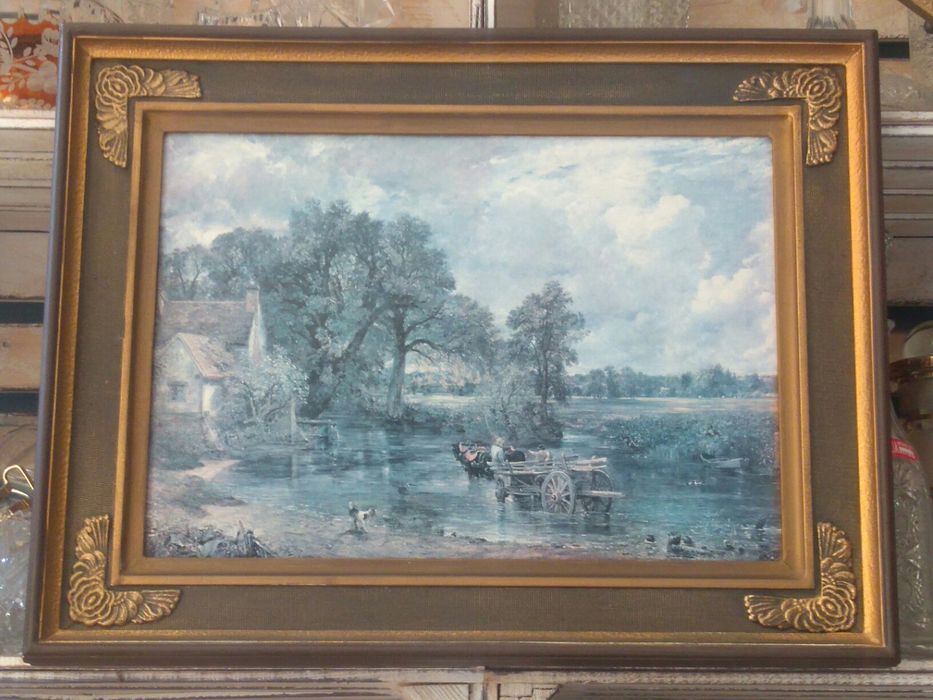 Rama drewniana wym.59x46 cm.