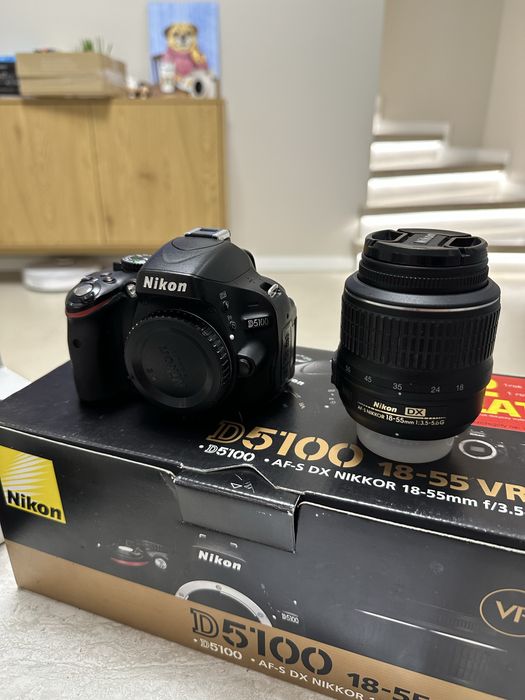 Фотоапарат Nikon D5100+18-55mm.