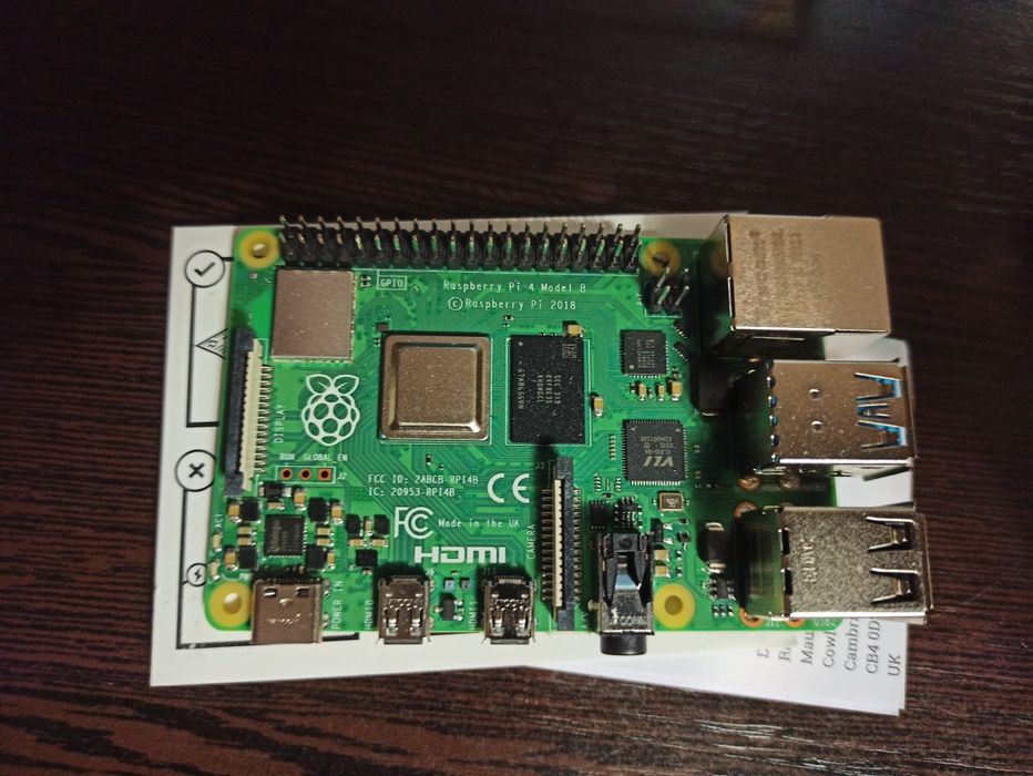 Комп'ютер Raspberry Pi 4 model B 1 gb