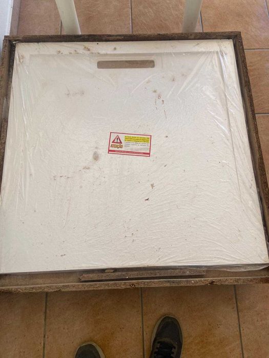 Base de duche Planstone quadrada (90x90) - Nova