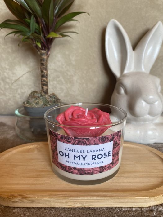 Świeca sojowa Oh my rose