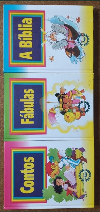 Contos / Fábulas / A Bíblia - 3 livros novos