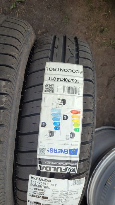 Nowe opony letnie Fulda 165/70r14 para +Gratis