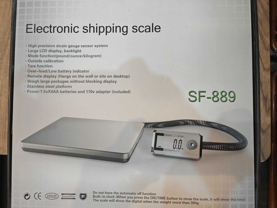 Nowa waga paczkowa SF-889  – profesjonalna wysyłkowa, w pudełku