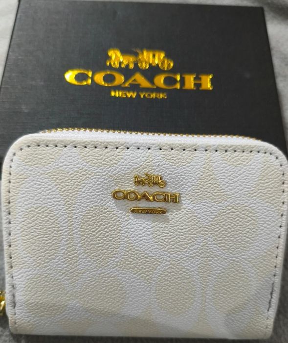 Carteira Coach Branca Nova
