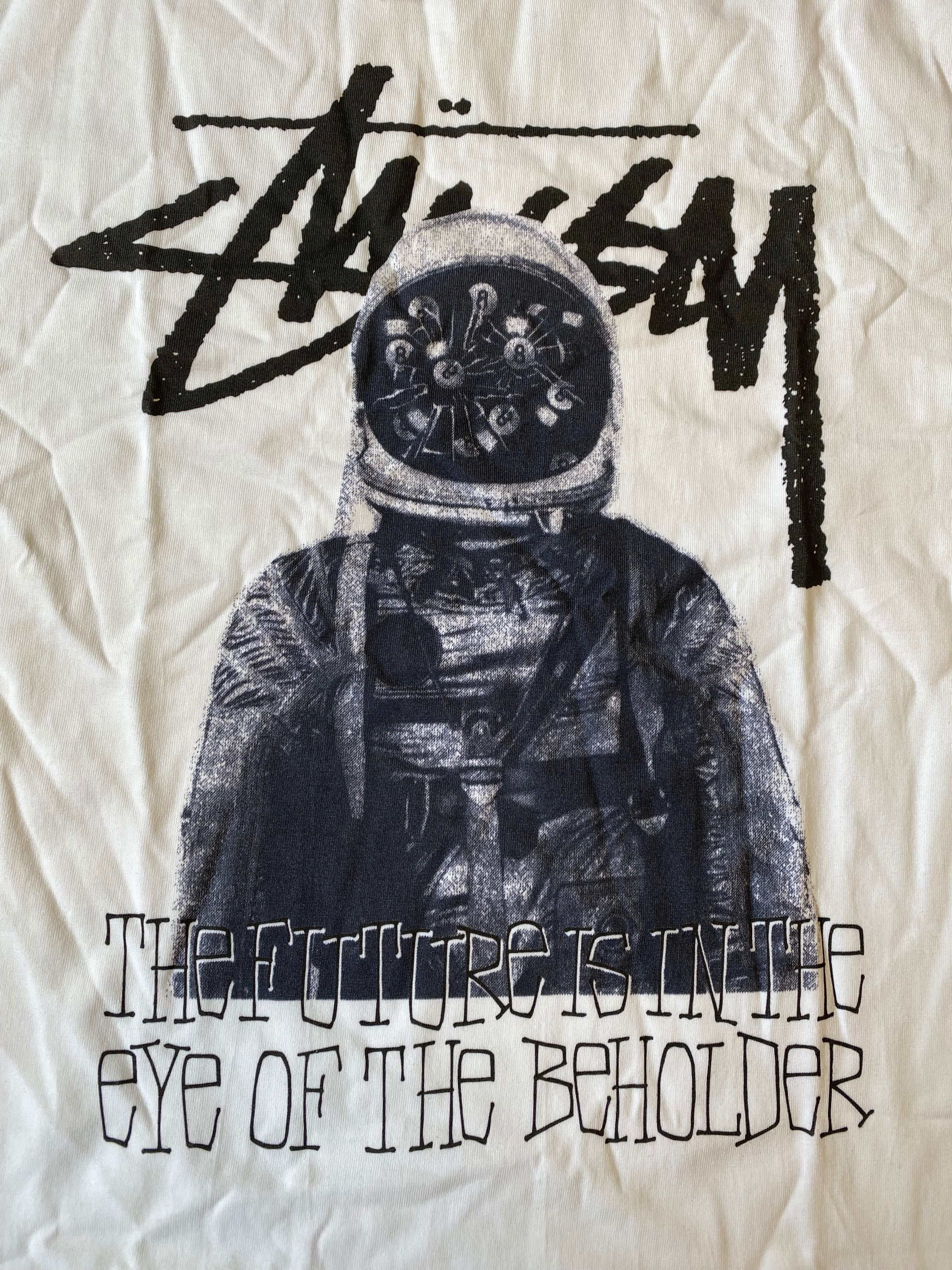 Tシャツ・カットソー Stussy Astronaut T-Shirt White Stussy Astronaut Tee - White – Ninetimes Skateshop