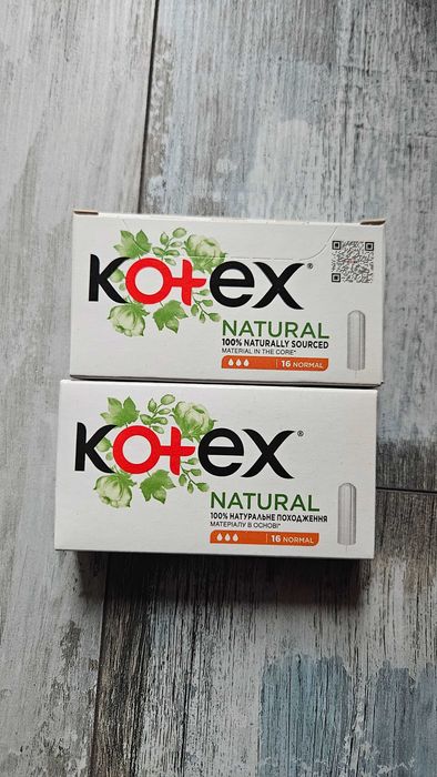 Tampony Kotex Natural 2 opakowania