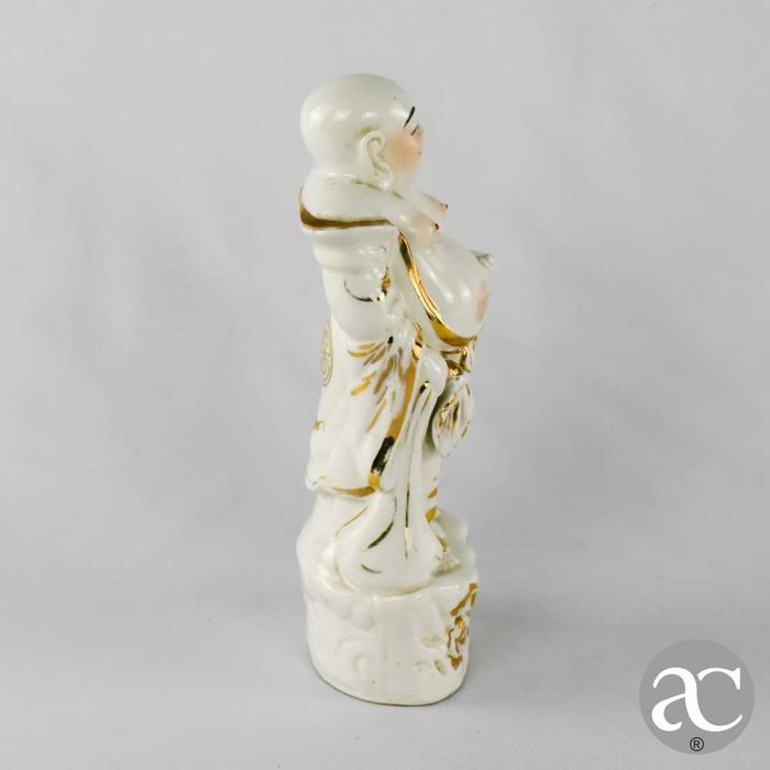 Buda em pé, porcelana da china, Circa 1970