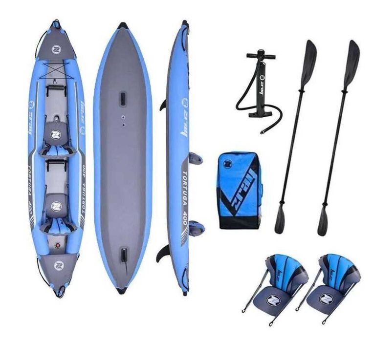 NOWY! Kajak pneumatyczny Zray TORTUGA 400 - 2 Osoby - 386cm DROPSTITCH