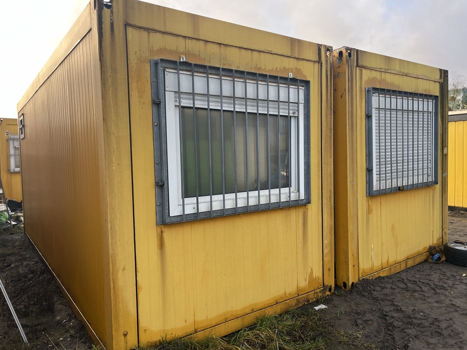 Kontener biurowy socjalny magazynowy ZESTAW 2szt 30m2