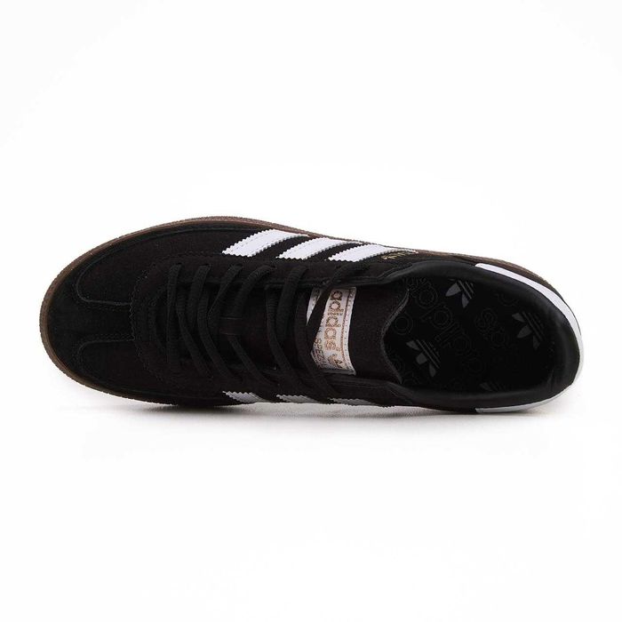 Мужские кроссовки Adidas Spezial Black-White-Brown. Размеры 40-45