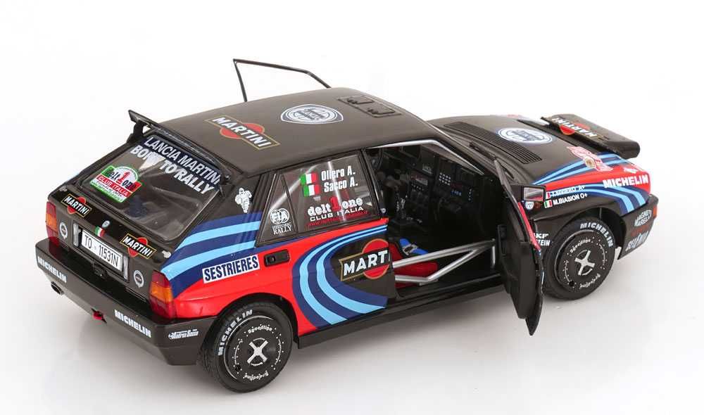 Solido 1/18 - Lancia Delta "Martini" Rally Monte Carlo 1990 Triburte to Biasion