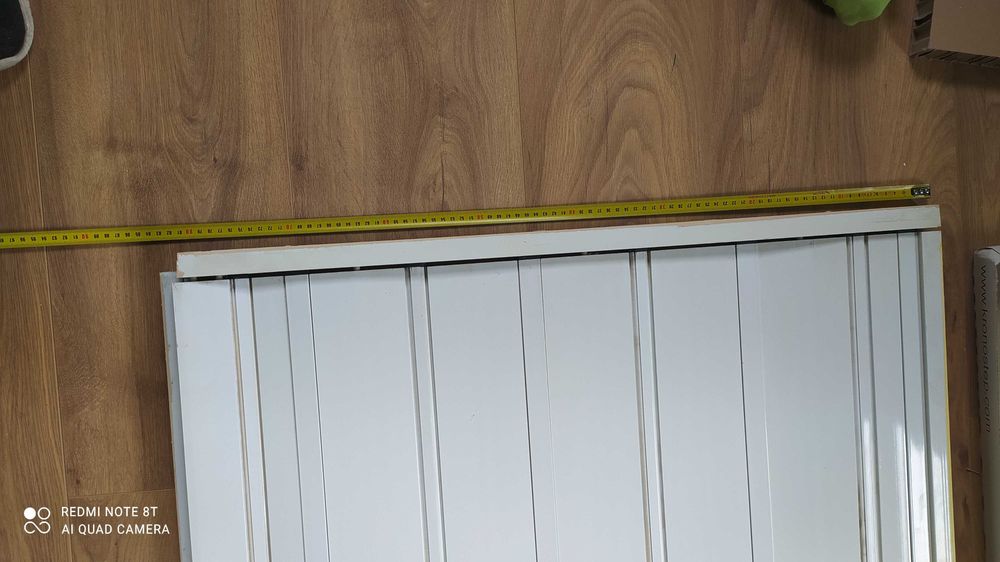 Drzwi harmonijkowe białe