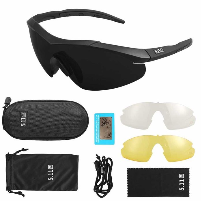 Тактические Очки 5.11 Aileron Shield солнцезащитные с поляризац black