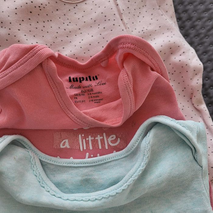 Body 74-80 dlugi rękaw dziewczynka